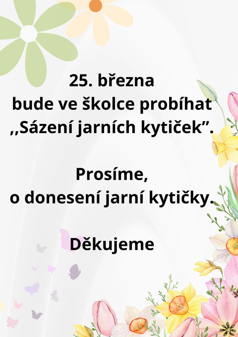sázení kytiček